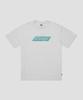 Cursive Banner Logo T-Shirt White Melange