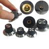 New 2PCS Chrome Top Vintage Guitar AMP Amplifier Knob Arrow Indication Knob For 6MM Shaft Effect Pedal Knob DIY Accessories New
