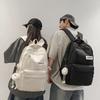 Simple Schoolbag, Male and Female College Students, High School Students, Large-capacity Backpack, College Style, New Korean Version, Couple Backpack.