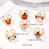 Trendy Open Monster Stainless Steel Ring: European & American Style for Halloween & Christmas