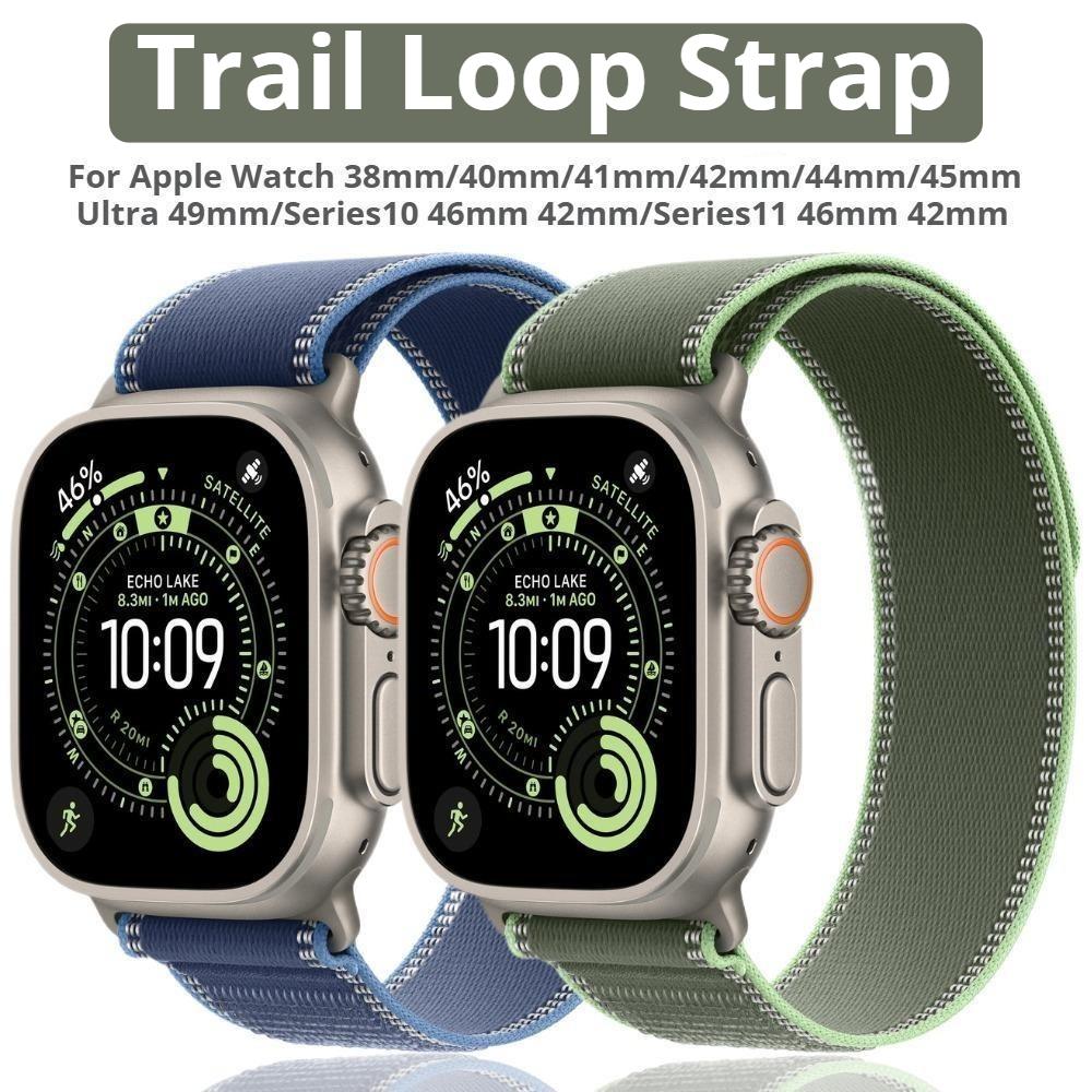 1:1 Cinturino Trail Loop Per Apple Watch Ultra 3 2 Banda 49mm 46mm 45mm 44mm 42mm 40mm 41mm 38mm Bracciale Sportivo correa iwatch Serie 11 10 9 8 7 SE Cinturini