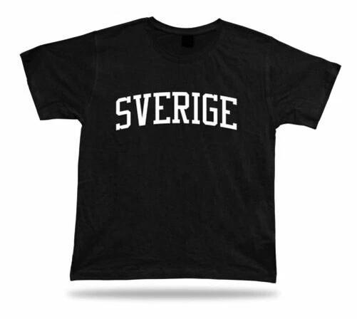 T-shirt fashionable classic apparel great gift idea leisure Sweden Europe