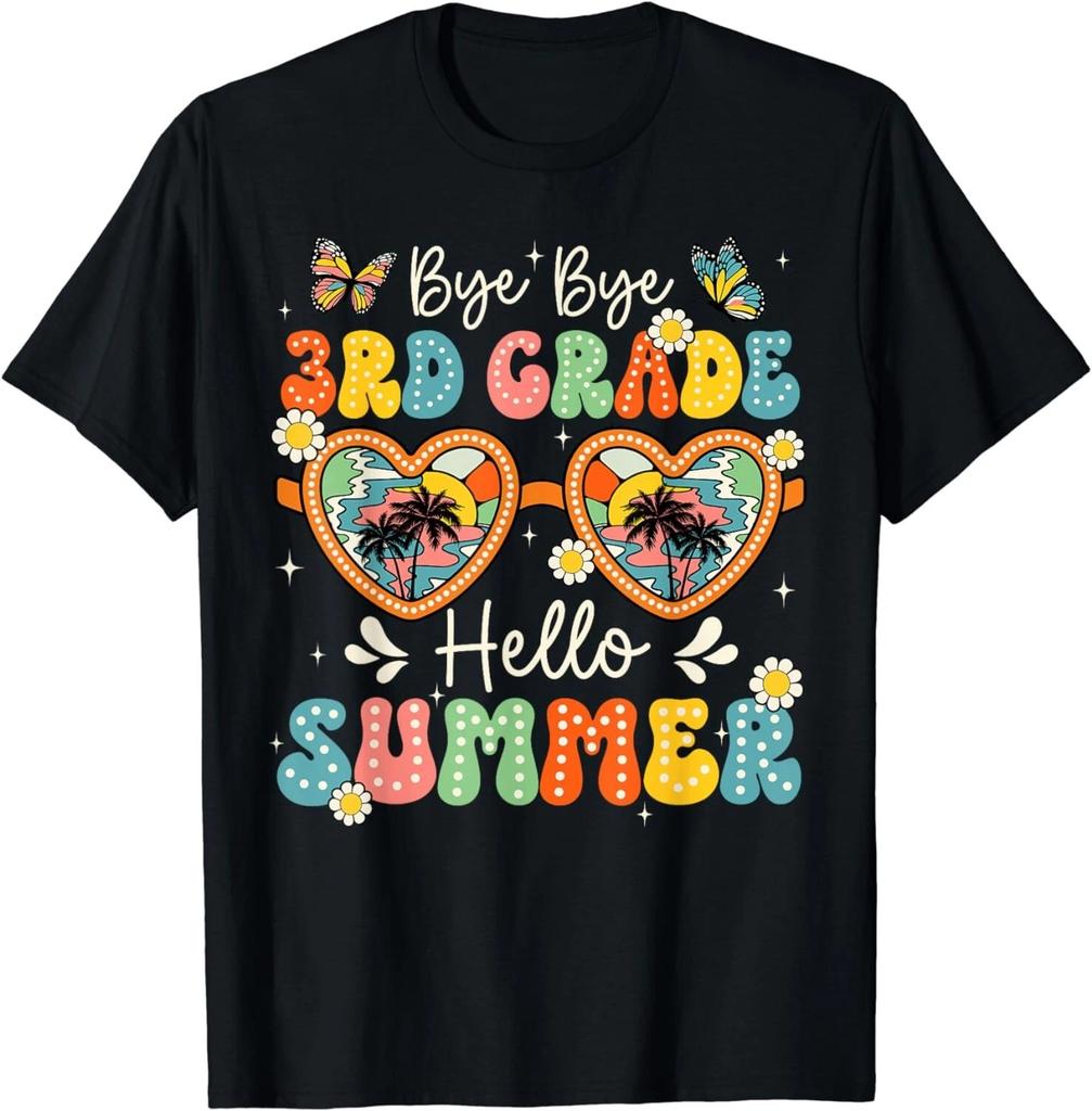 Goodbye 3rd Grade Hello Summer Last Day Of School Boys Gift Unisex T-Shirt