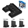 Multi-Function Cooling Stand for PS4 / PS4 Slim / PS4 Pro – Cooling Fan, Game Disc Storage & Dual Controller Charger