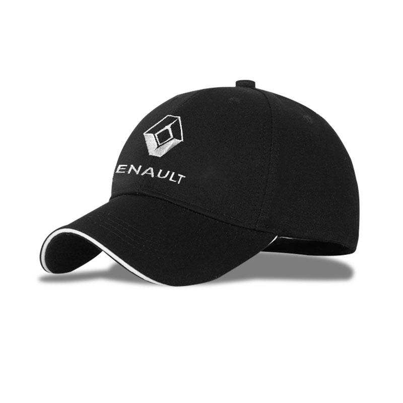 Casquette de Baseball LOGO Voiture Mode Homme Femme Chapeau de Soleil de Voiture pour Renault Dacia Megane 2 3 4 Twingo Clio Talisman Captur Trafic Kwid Scenic 2