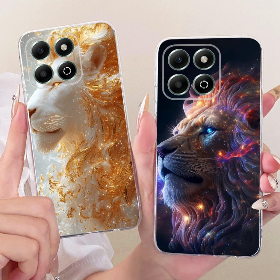For Honor X6 X6a X6b X6C Case Cute Lion New Painted Cover Soft Slim Phone Case For Honor X6C X 6 a X6 b HonorX6a HonorX6B Fundas