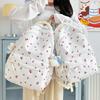The New Schoolbag Is High-value, Fresh and Sweet Floral Backpack, and the Lightweight Spring Outing Backpack for Junior High School Students.