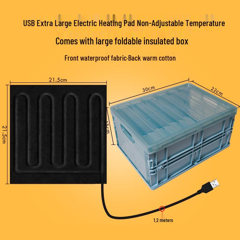 Parrot Chick Incubator with Heating Pad for Peony Fledgling Brooding