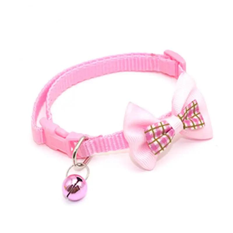 Colliers réglables pour animaux de compagnie, chat, chien, nœud papillon mignon avec pendentif cloche, cravate à la mode, boucle de sécurité, accessoires pour vêtements pour animaux de compagnie