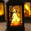 Cadılar Bayramı Aksesuarları Jack-o'-lantern Taşıyan Çocuklar Rüzgar Feneri Atmosfer Sahne Dekorasyonu Cadı Kafatası Asılı Süsler