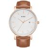 BUREI Men's Watch Leather Popular Brand Analog Simple Waterproof Men's Watch Stylish Commuting Business Men's Watch [Item]