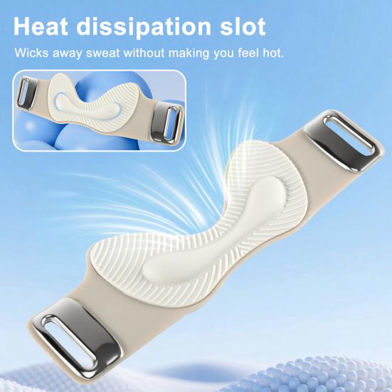 Silicone Patella Knee Strap Adjustable Men Women Sports Tennis Basketball Running Cycling Knee Pain