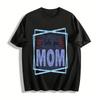 I Love You Mom Printed Casual Tee for Mom Gift Pure Cotton T-shirt