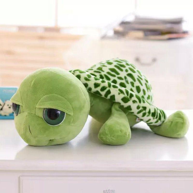Green Big Eyes Turtle Plush Doll Ideal For Children And Turtle Lovers