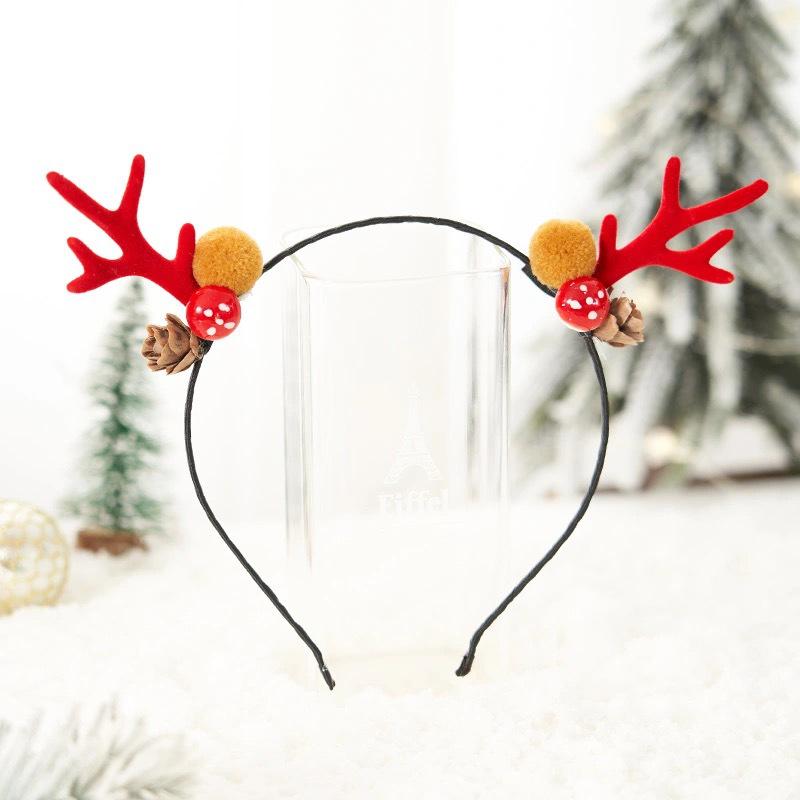 Mori Style Fawn Antler Hair Clip Headband - Cute Fairy-Inspired Christmas Hair Accessory for Women