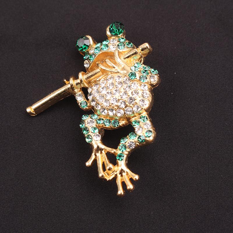Frosch Brosche Anstecknadel Mode Tier Legierung Dekorativer Schmuck Für Frauen Männer