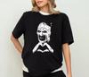 Läskig Skräck Clown Tröja Art The Clown Terrifier Halloween Läskig Hjärta Händer