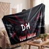 Depeche Mode Flannel Blanket, Custom Name Text Personalized Soft Throw Blanket Home Decor Gift