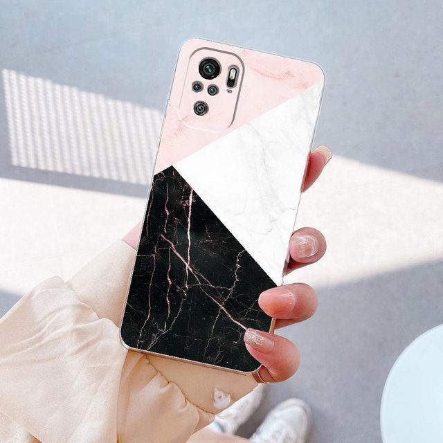 For Xiaomi Redmi Note 10 Case Redmi Note 10s Clear Soft Silicone Phone Case For Redmi Note 10 Pro Back Cover Note10 5G Fundas