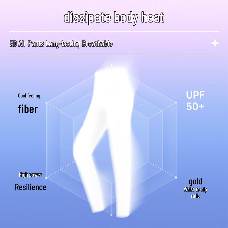 CAMEL Women's Sun Protection Yoga Leggings