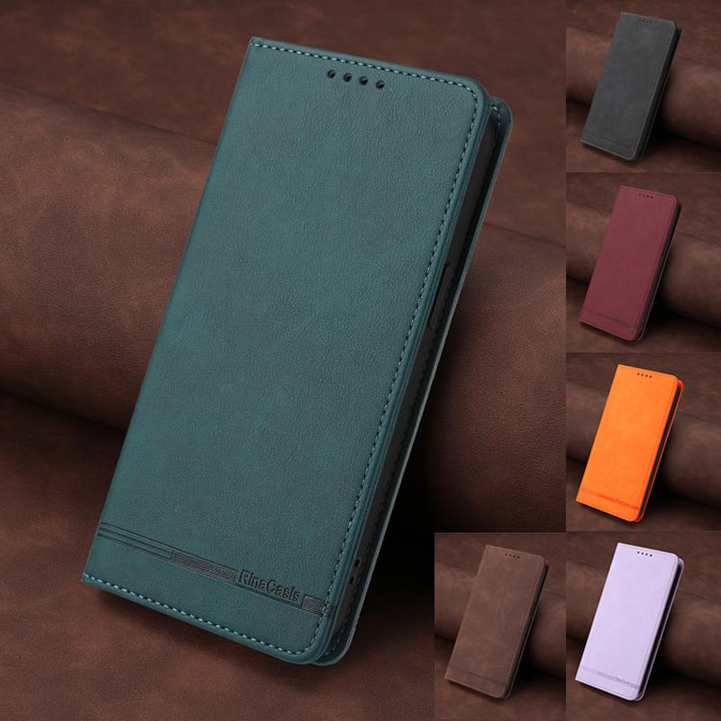 Leather Retro Anti-theft Wallet Flip Case For Infinix Hot 60i Hot60 4G 60 Pro+ Plus 5G X6728 Phone Cover Magnetic Hasp Card Slot