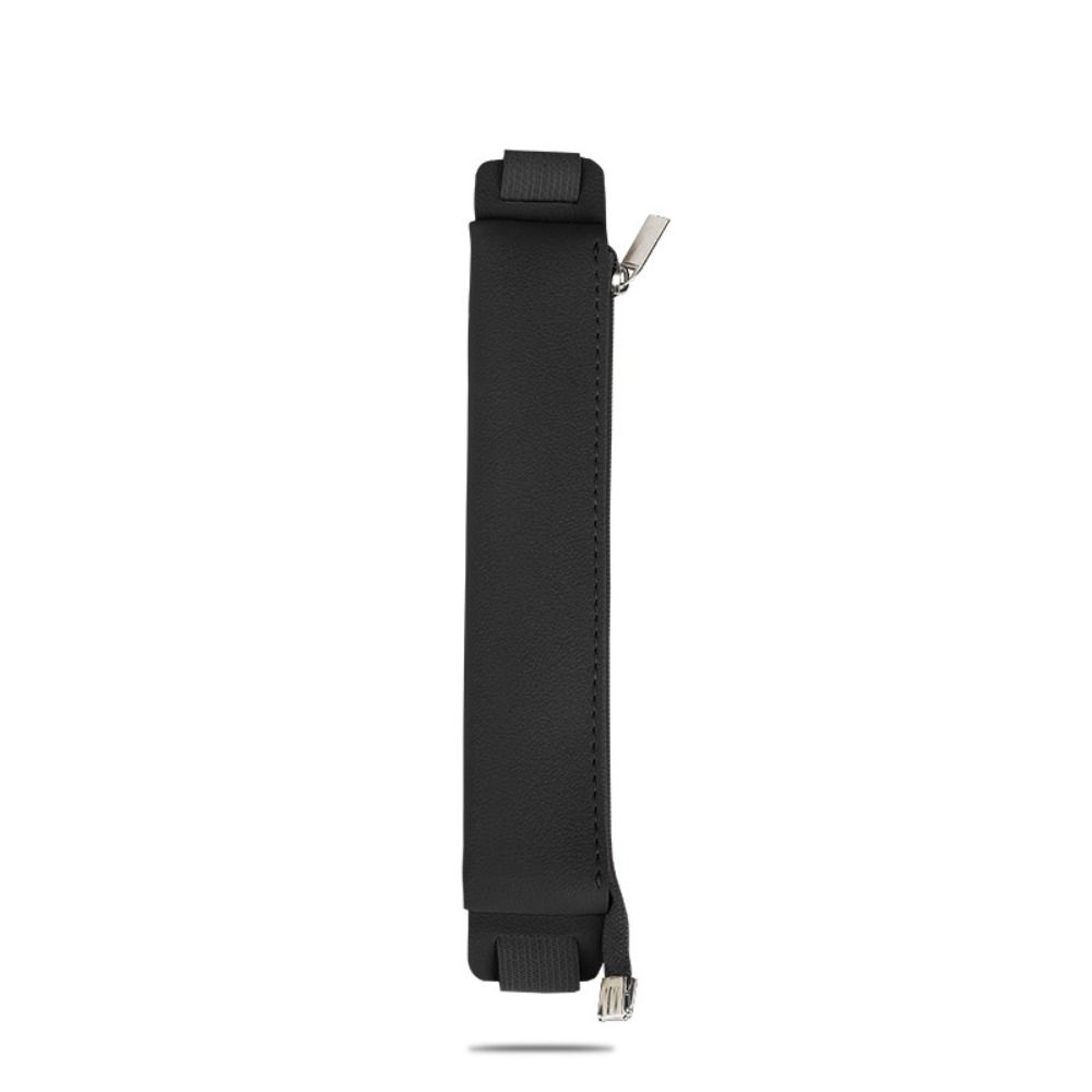 Lightweight Portable Pu Leather Pen Bag Pencil Case Pen Clip Pen Holder