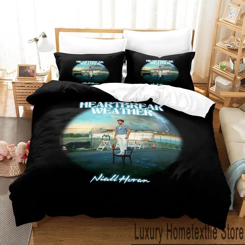 3D Print Nial Horan Beding Set Young Boys Young Girls Twin Quen King-Sized Dimensionsd Dimensions Soft Duvet Cover Pilowcase Bed Boys Adult People