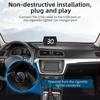 Head Up Display, GPS Speedometer Universal Car Headsup Display 3 Inch MPH Speed Meter with Compass