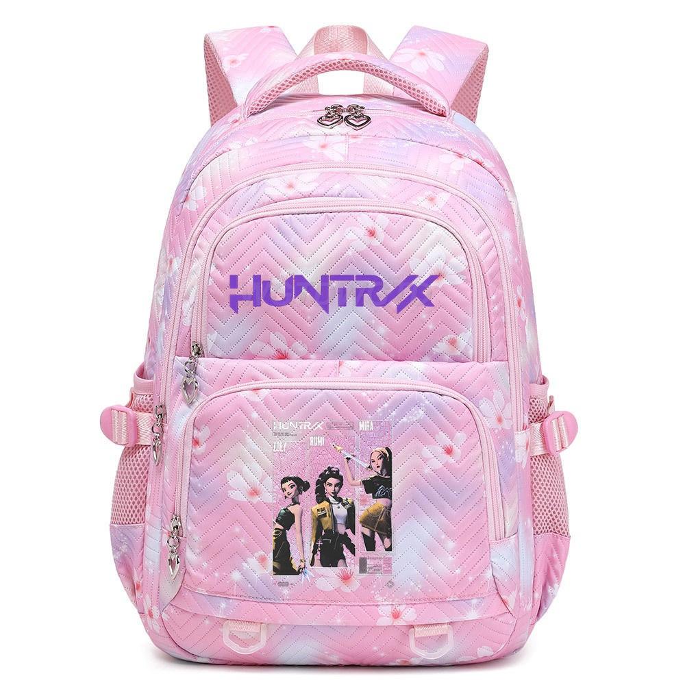 ילדות נערות Kpop ציידים רומי זואי תרמיל מודפס תלמיד בית ספר עמיד למים תיק גדול