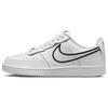 Court Vision Low Premium Round Toe Comfortable Warm Non-Slip Low-Top Skate Shoes Women Sneaker White FZ0637-100