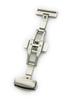 CASSIS D-Buckle PBF D-BUCKLE Mirror Finish 20mm Silver with Replacement Tool CASSM020