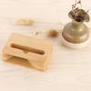 Bamboo Mobile Phone Holder Physical Sound Reinforcement Amplifier Compatible with iPhone iPad Andriod Smartphones