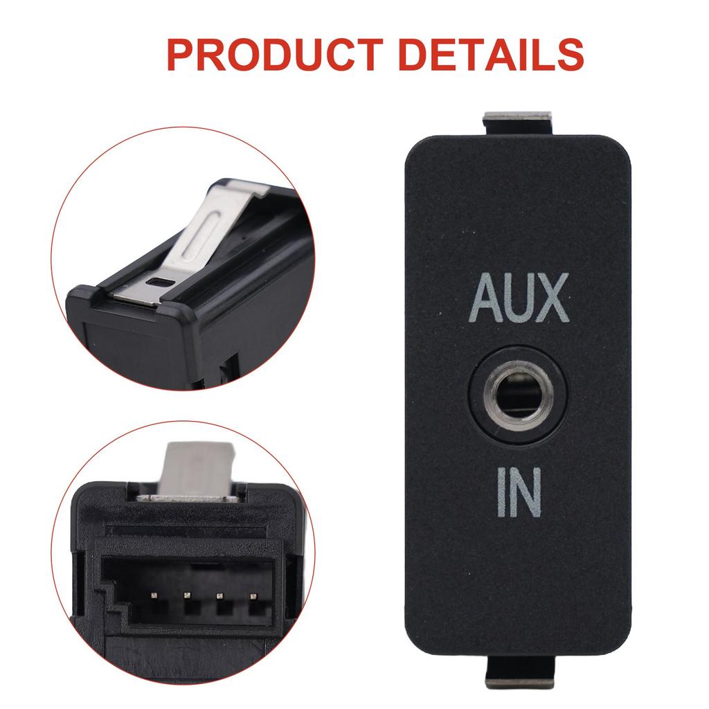 Perfekte Passform Audio Aux In Buchse für BMW X3 X6 Z4 E81 E87 E90