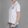 Comme des Garçons PLAY (WMNS) COMME des GARCONS PLAY Polo Emblème Rouge 'Blanc' Femme AZ-T005-051-5