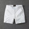 Zomer Mannen Slim Fit Rechte Shorts Mannen Casual Werkkleding Strandshorts Mannen Elastische Taille Meerdere Zakken Sportkleding Mannen Katoenen Broeken