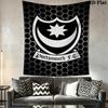 Portsmouth Logo  Wall Hanging Printed Fabric Blanket Decorative Tapestries for Bedroom Living Room Home Decor