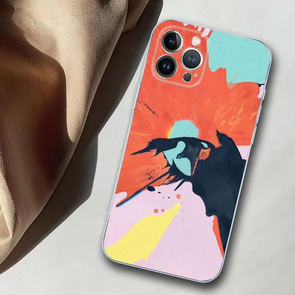 Applicable To Iphone15Pro Mobile Phone Case, Color Graffiti Mobile Phone Case Is Sent On Behalf Of Others, And Painted Anti-Drop Is Anti-Drop.