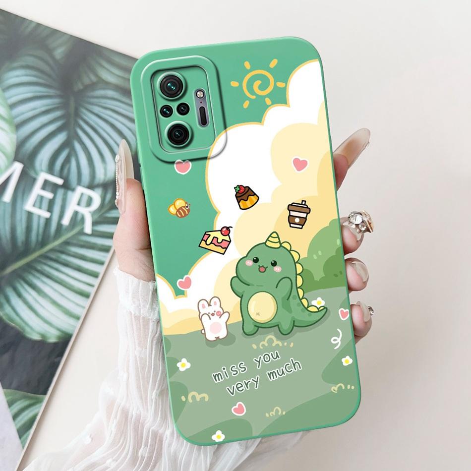 For Xiaomi Redmi Note 10 Pro Cute Panda Rabbit Cartoon Soft Silicone Case For Redmi Note 10 Pro 4G Shockproof Phone Cases