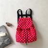 New Polka Dot Backpack Women's Trend Casual Commuter School Bag Large Capacity Flip Cotton Backpack