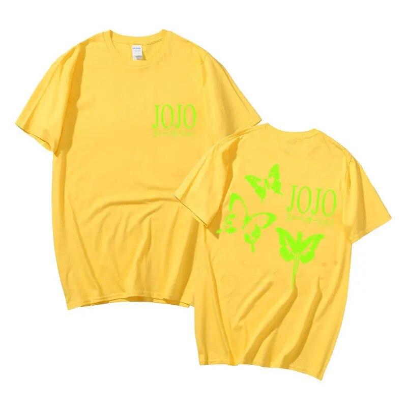 Anime JoJo Bizarre Adventure Stone Ocean Graphic Tee Shirt Unisex Women Unisexga Harajuku Tshirt Unisex Green Butterfly Graphic Tees