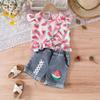 Mädchen High Waist Loose Fit Stilvolle Jeans - Outdoor-Bekleidung