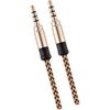 3.5mm to 3.5mm Stereos Audio Cable 3.5mm 1/8" Male to 3.5mm 1/8" Male TRS Bidirectional Stereos Audio Cable for Guita