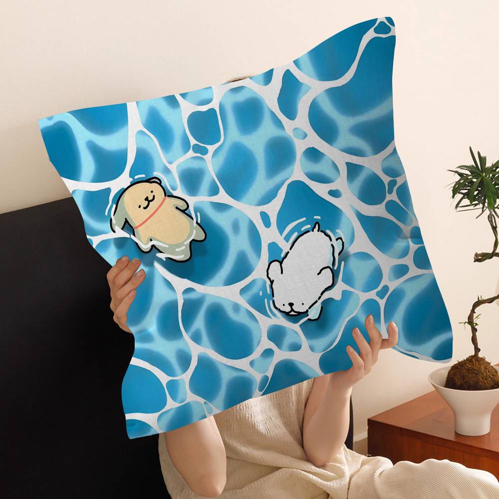 Einfache Linie Kleiner Hund Personalisierte Kissen Staubschutz Schlafzimmer Kinder Party Dekoration Kissenbezug Geburtstag Kinder Geschenk