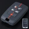 Afstandsbediening Sleutelhanger Ketting Houder Hoesje Shell 5 Knoppen Siliconen Voor Range Rover Sport Evoque Jaguar Land Rover Freelander 2014