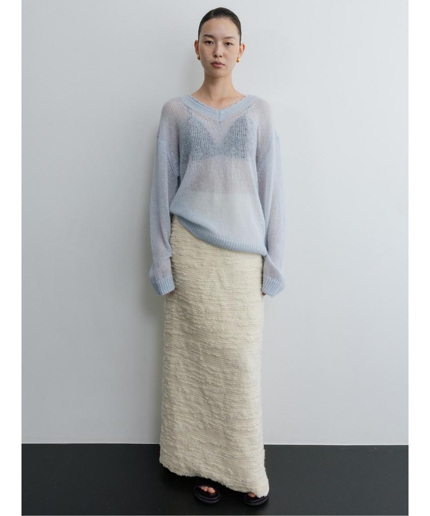 Diaepeocheo Loosely V Neck Knit Sky Blue (Ta5751A08Q)