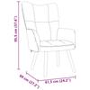 Relax Chair Dark Green Fabric