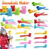 1/4pcs Snowball Maker Clip Multi-shape Cartoon Snow Balls Making Clamps Snow Ball Maker Gadgets Kids S for Snowball Fights Tool