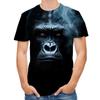 Men's T-shirt Casual 3D Printed Skull Pattern Summer Casual Short Sleeved T-shirt
