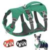 Escape Proof Nylon Dog Harness Reflective Dog Harnesses Durable Pet Vest With Handle Adjustable for Small Medium Large Dogs Pug