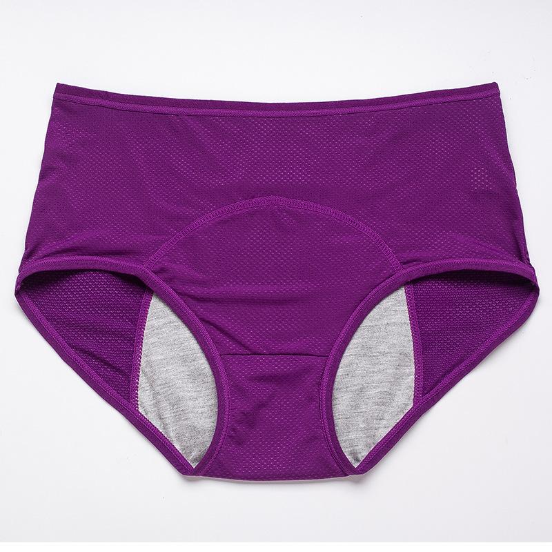 Vrouwen Lekvrij Menstruatieondergoed Fysiologisch Onderbroek Ondergoed Katoen Waterdicht Plus Size Slips